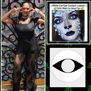 White Cat Eye Contact Eyewear for ❄️ Holidays ❤️ Anytime of Year 🩷